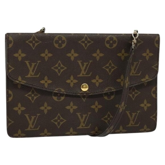 LOUIS VUITTON Monogram Double Rabat Shoulder Bag M51815 LV Auth 120530 - Picture 1 of 16